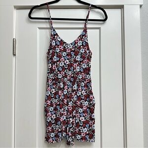 Floral Print Romper